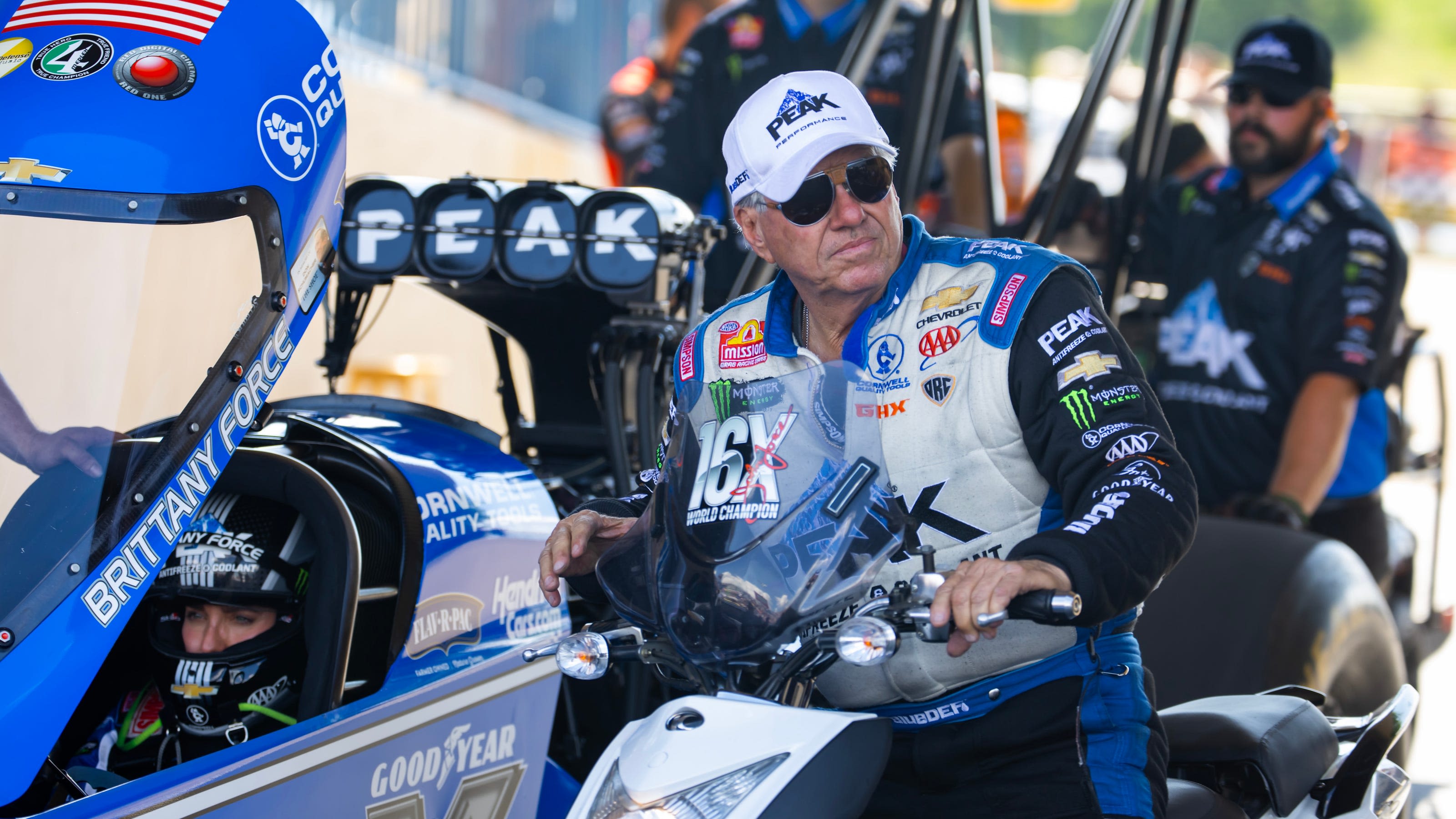 NHRA legend John Force remains hospitalized in Virginia following fiery crash