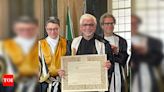 Amitav Ghosh gets honorary doctorate from university in Italy | Bengali Movie News - Times of India