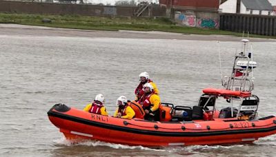 Dog rescued by coastguard after falling into River Thames near Tilbury