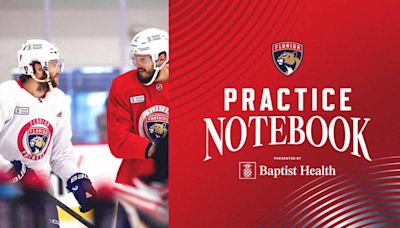 NOTEBOOK: Panthers eager bounce back in Game 5 vs. Oilers | Florida Panthers