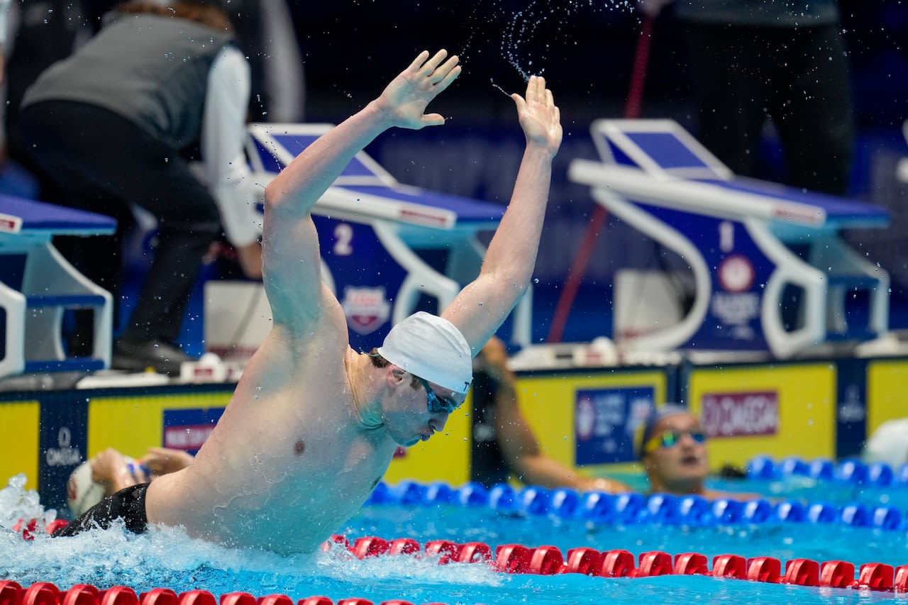 Two N.J. swimmers punch tickets to Paris Olympics, shattering records and stunning a legend