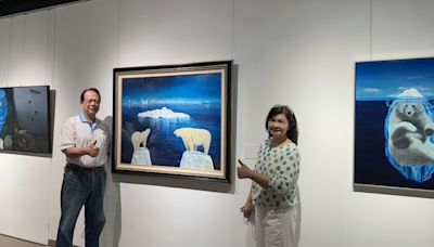 以彩筆關注地球暖化 葛映惠10/1起勤益科大油畫展