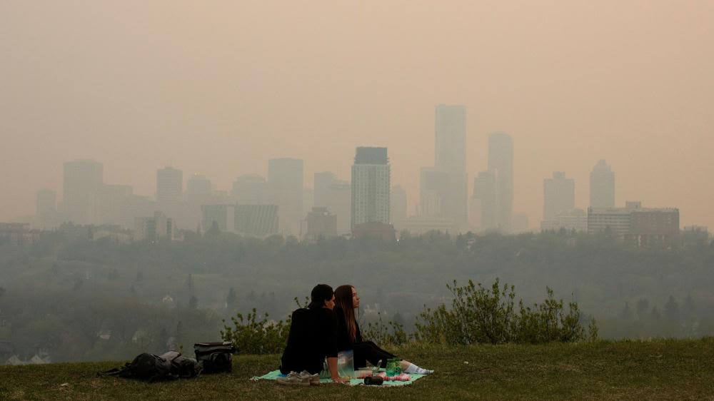 Thousands of Canadians have been forced to evacuate from raging wildfires. Now the smoke is making air quality dangerous