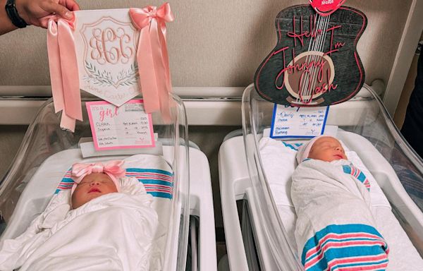 Moms welcome babies Johnny Cash and June Carter on same day, at same hospital