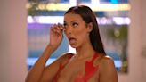 Maya Jama fights back tears during a Love Island episode before split