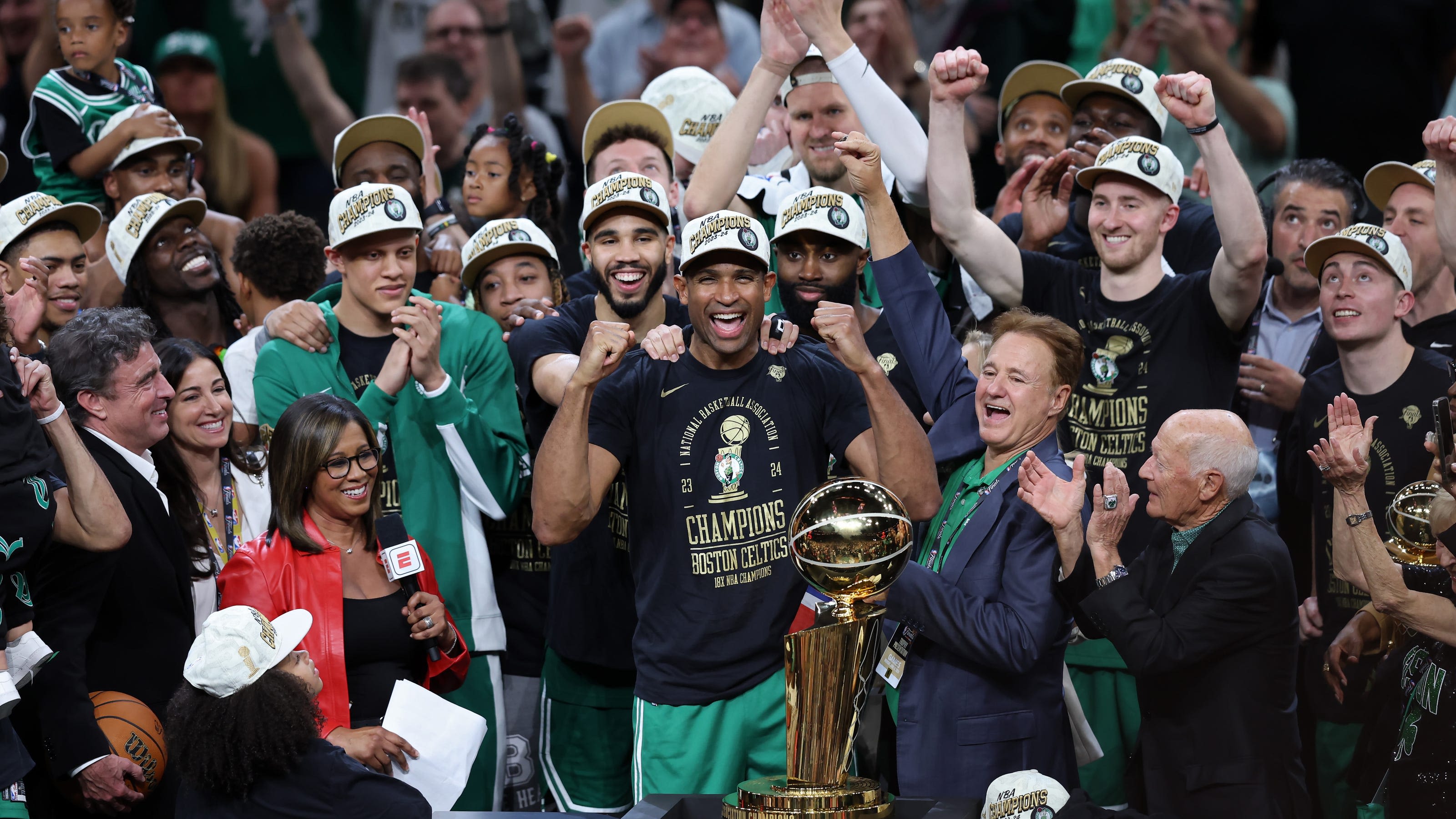 Jaylen Brown, Jayson Tatum, Al Horford, team work lead Celtics to 18th NBA championship