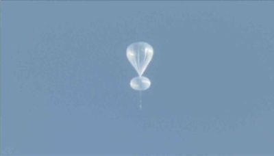 Strange balloon floats over Denver