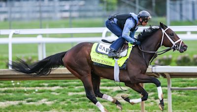 Who is favored to win the 2024 Kentucky Derby at Churchill Downs?