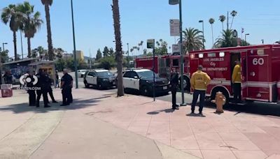 Man stabbed outside North Hollywood Metro station