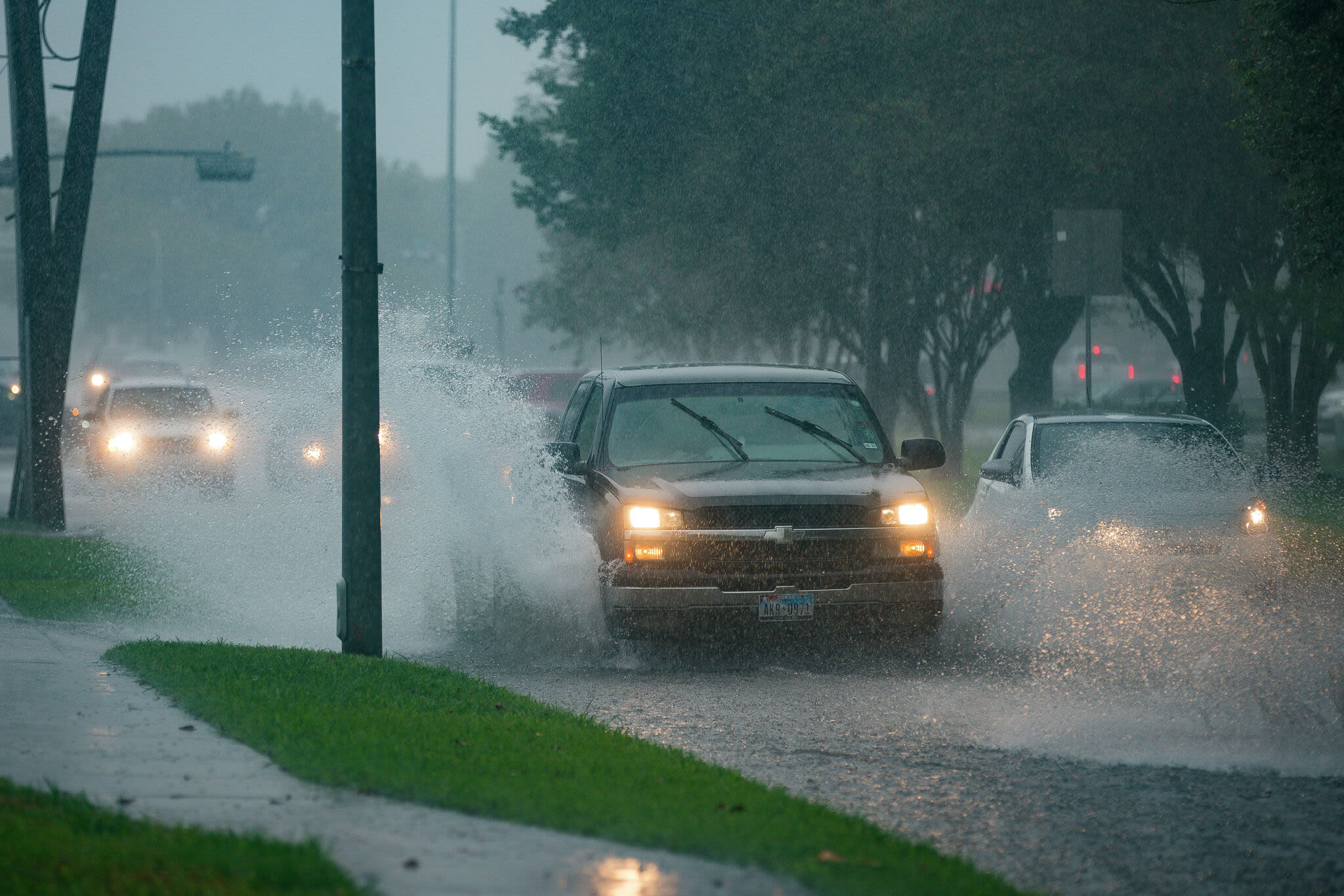 Houston may avoid the worst of the season's first big storm