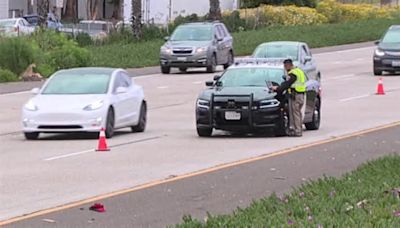 Woman found dead on I-8 in Midway District area