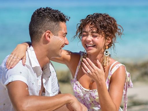 Sarah Hyland's spouse Wells Adams celebrates engagement anniversary