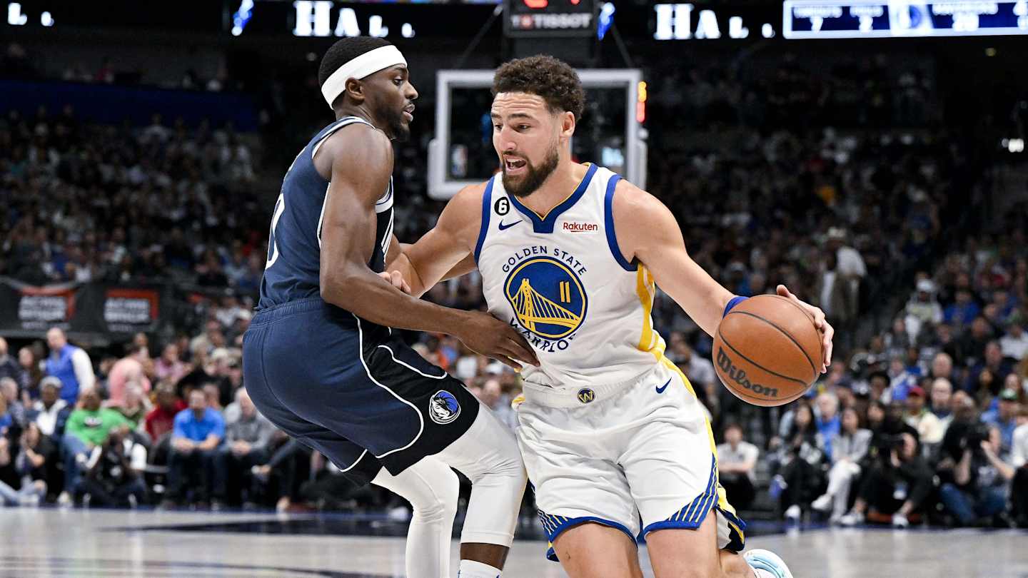 First Look At Klay Thompson's Mavericks-Inspired Signature Shoe