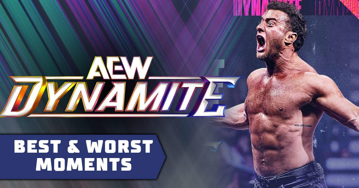 AEW Dynamite: Best and Worst Moments - MJF's Return, Daniel Garcia's Breakout, Forbidden Door, and More