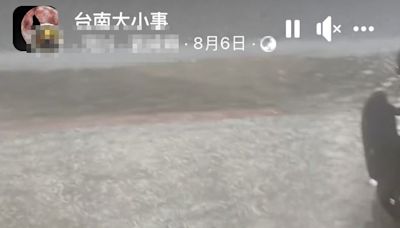 快訊／大雨狂炸台南！低窪處淹水災情曝光 網傻眼喊：才清完又來喔？