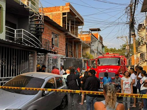 Tragedia: cuatro personas murieron en un voraz incendio dentro de una casa en Cali