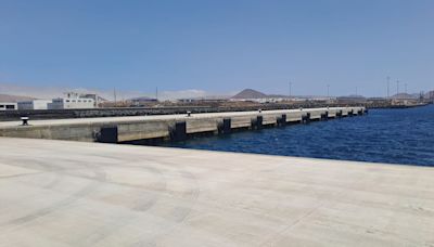 Concluyen los trabajos para la ampliación del Muelle de Naos en el puerto de Arrecife