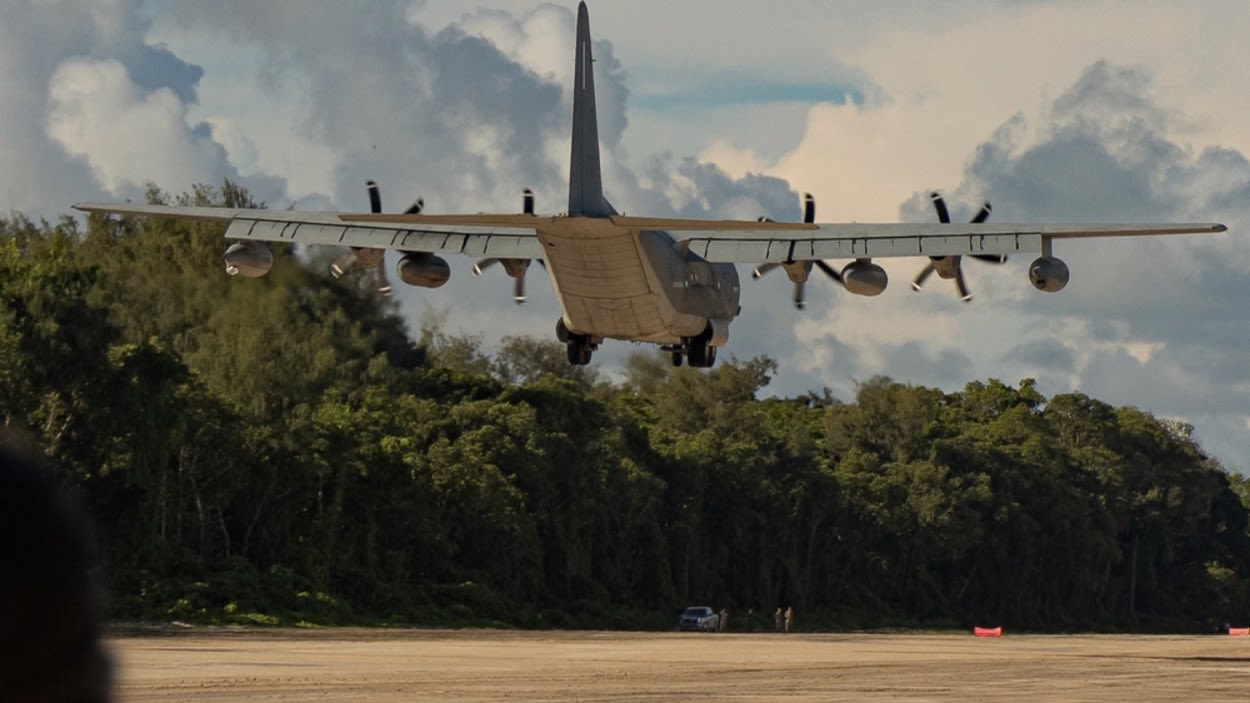 Marines revive a World War II airfield on Peleliu in Pacific pivot