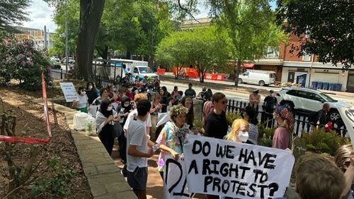 UGA protesters not deterred by morning arrests