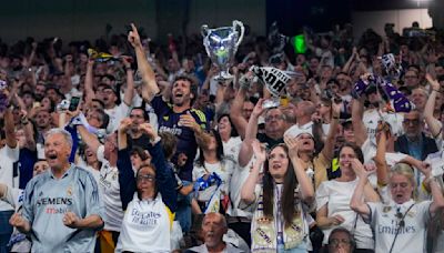 Real Madrid celebrates another Champions League title with its fans on streets of Spanish capital