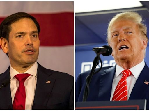 Trump teases Rubio over VP speculation at Florida rally