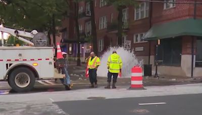 Repairs continue Saturday morning after series of water main breaks in Atlanta