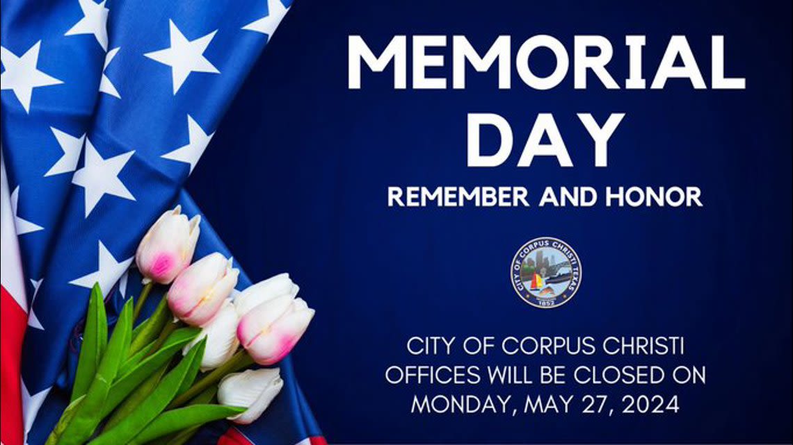 Here's what's happening Memorial Day in the Coastal Bend