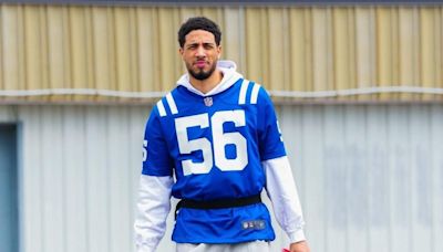 Quenton Nelson betrayed his Knicks fandom with a bold Pacers prediction after seeing Tyrese Haliburton wear his Colts jersey