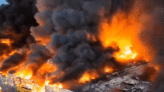 Grande incêndio destrói shopping e encobre Varsóvia, na Polônia, em fumaça; vídeo