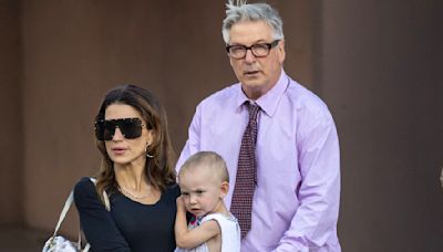 Alec Baldwin and wife Hilaria stroll around Santa Fe after trial