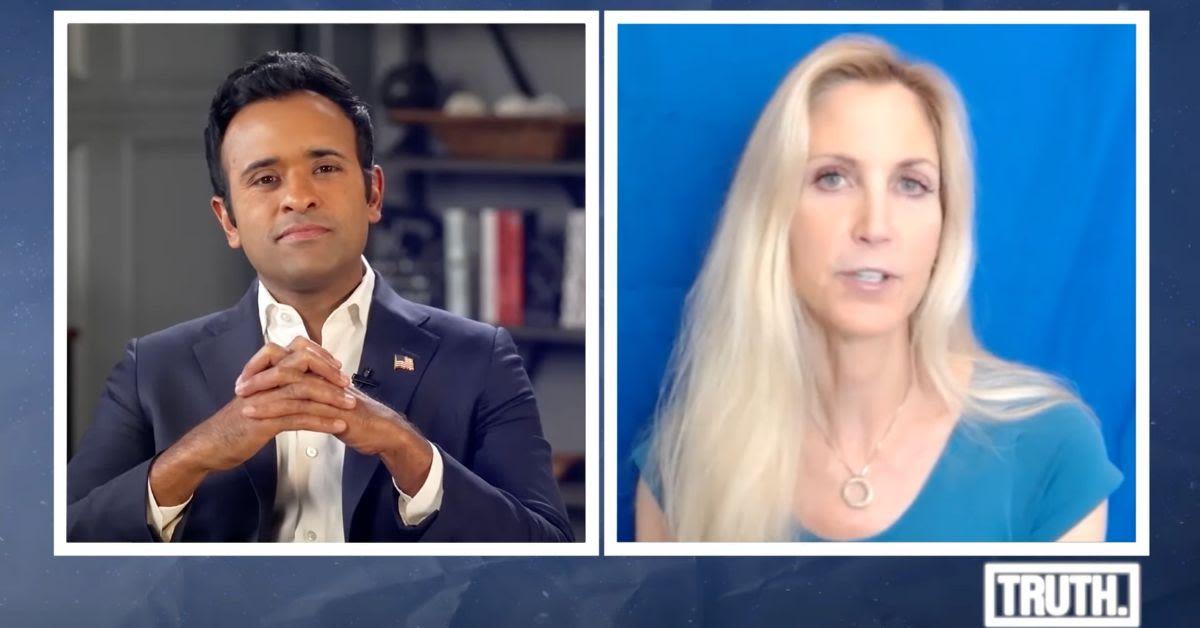 'You're an Indian': Ann Coulter Tells Ex-Presidential Hopeful Vivek Ramaswamy She Would Not Have Voted for Him Simply Due...