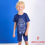 皮爾卡登 男兒童太空船短袖兩件式套裝/居家服(KD250071深藍)