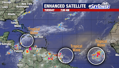 3 tropical waves emerge days before the 2024 hurricane season