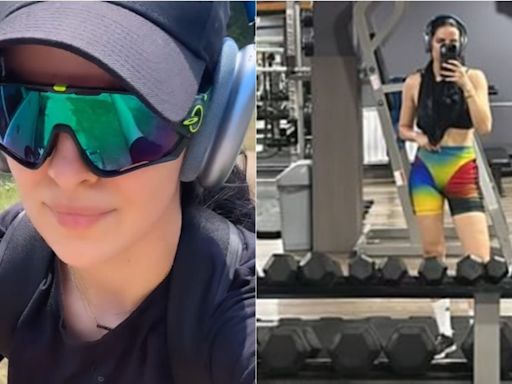 Watch: Natasa Stankovic hits the gym, goes cycling on Serbia's streets
