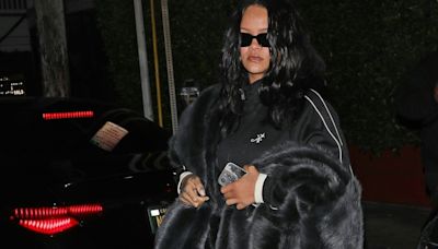 Rihanna's Furry Scarf Is Large Enough to Classify As a Blanket