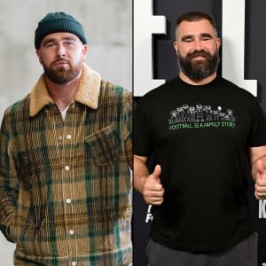 Travis and Jason Kelce Recording Podcast From Cannes Lions Film Festival