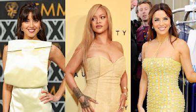 Rihanna, Eva Longoria and More Stars Bringing ‘Butter’ Yellow Fashion to the Red Carpet in 2024