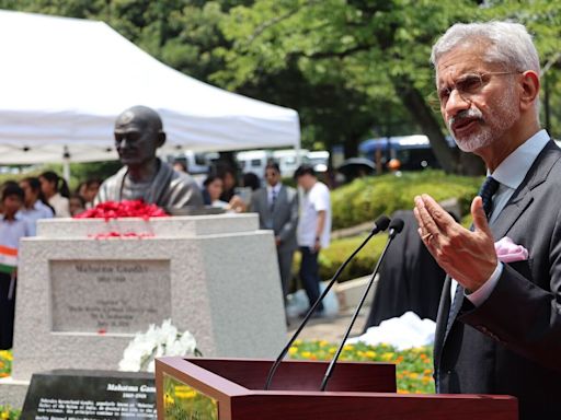 ‘Unveiling bust of Gandhi’: Jaishankar hails Father of the Nation in Japan’s Tokyo ahead of Quad Foreign Ministers’ meet | Today News