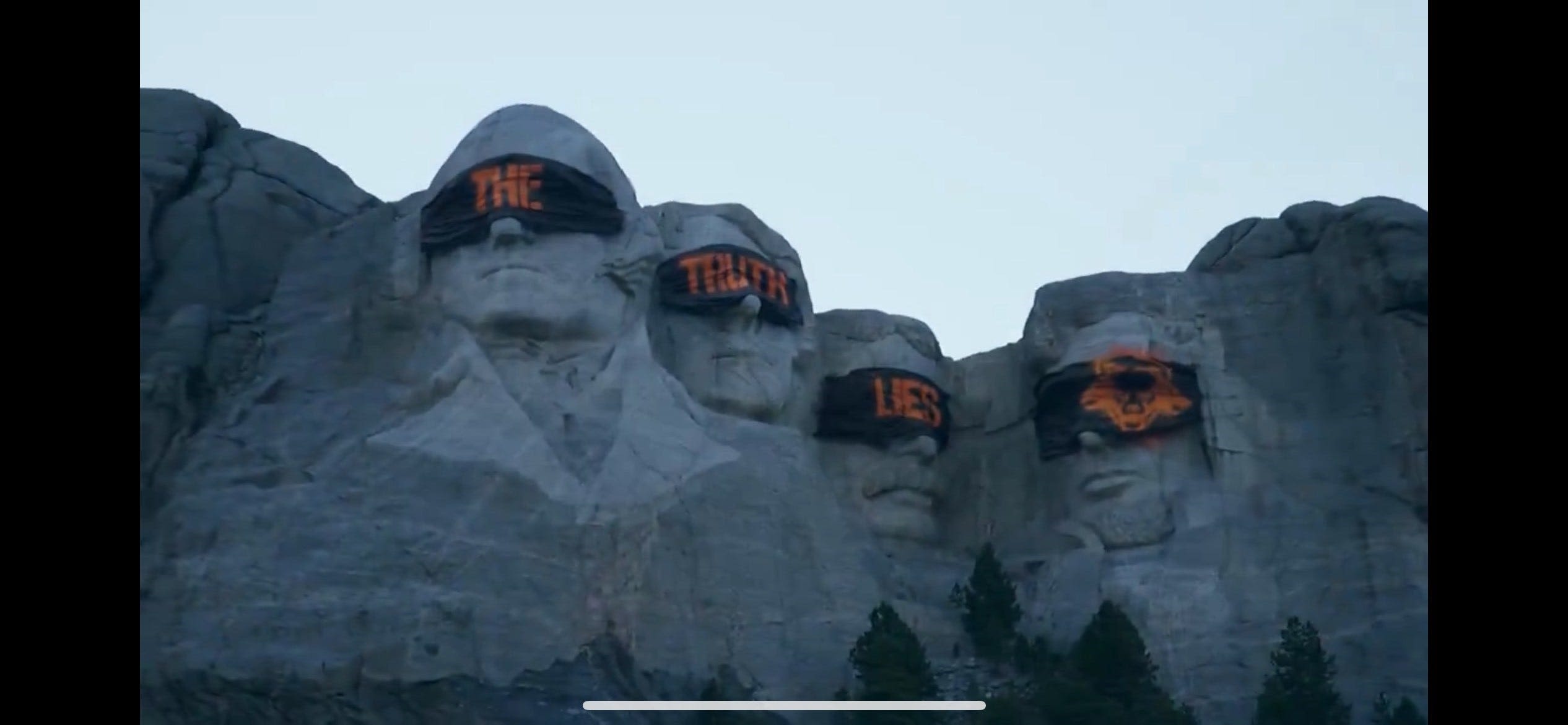 Mount Rushmore 'blindfolded' in apparent teaser for new Call of Duty video game series