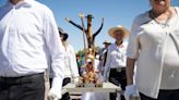 Faithful participate in Blessing of the Fields at New Mexico Farm and Ranch Museum