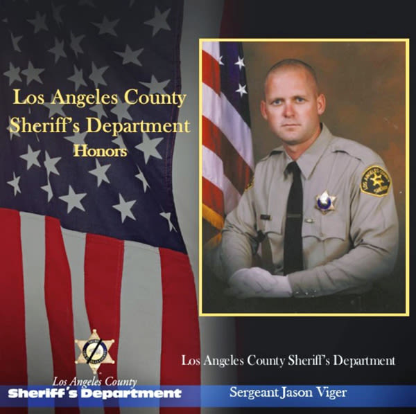 ...County Sheriff Reports Tragic Death of Homicide Bureau Sergeant Jason Viger in Off-Duty Single Vehicle Traffic Collision