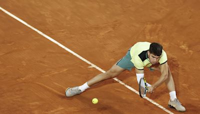 Alcaraz, con menos rodaje que los candidatos a ganar en París salvo Djokovic y Nadal