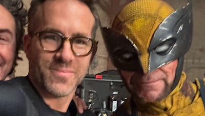 DEADPOOL AND WOLVERINE BTS Photo Features First Official Look At Hugh Jackman In The Mask