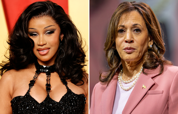 Cardi B defends Kamala Harris against criticism over Vice President’s dating history