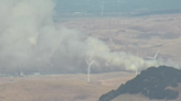 Firefighters battle new grass fire west of Tracy near site of Corral Fire