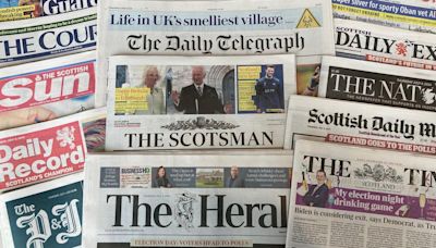 Scotland's papers: Voters head to the polls and Biden considers exit