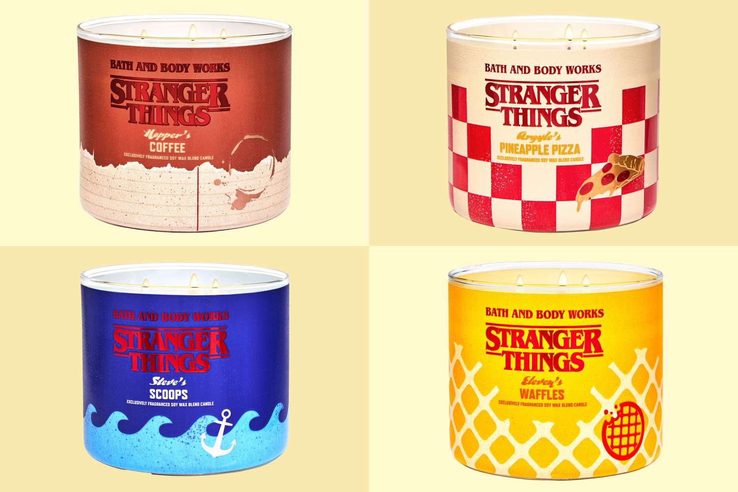 Bath & Body Works Dropped a Limited Edition Stranger Things Collab With Netflix