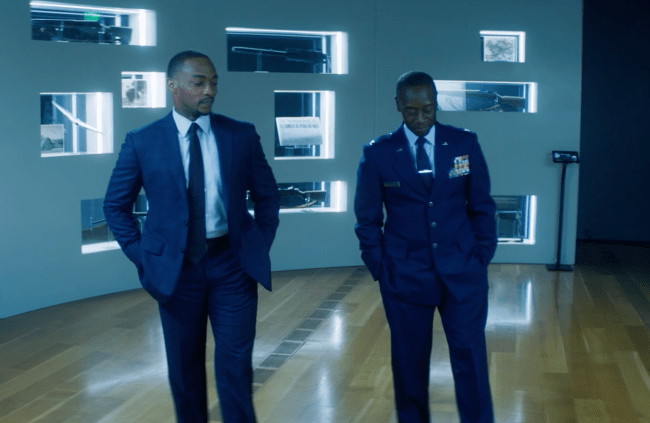 Falcon and Winter Soldier Deleted Scene: Sam and Rhodey (‘Rhodey’?) Clear the Air About Civil War Paralysis