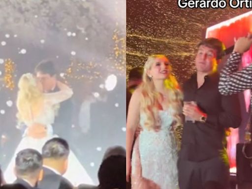 VIDEO: Así se celebró la lujosa boda en Monterrey donde estuvo presente Gerardo Ortiz
