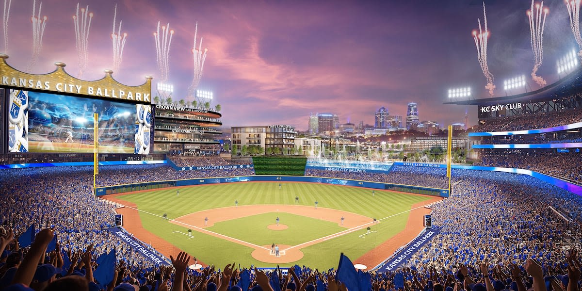 Renderings show what a Royals stadium could look like in the West Bottoms